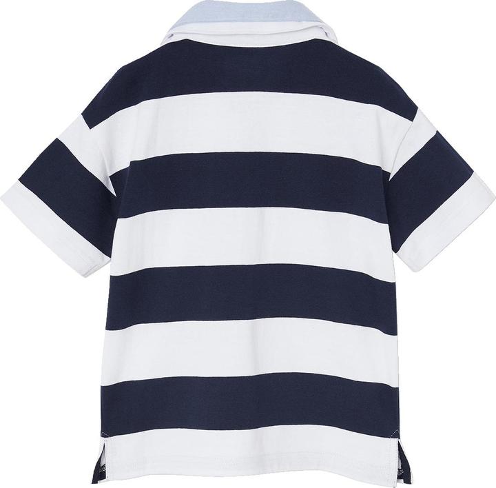 Actual product image Vertbaudet Kinder Poloshirt mit Doppelkragen, Recycling-Baumwolle (86)