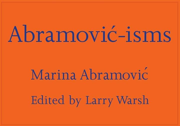 Image du produit Abramović-isms (Anglais, Marina Abramović, 2024)