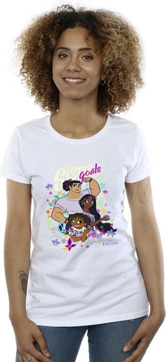 Actual product image Disney Womens/Ladies Encanto Sister Goals Cotton T-Shirt (L)