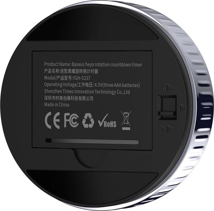 Image du produit Baseus heyo rotation countdown timer Noir