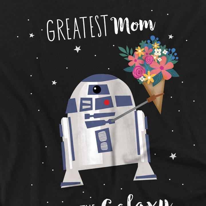 Actual product image Star Wars Unisex Adult Greatest Mom In The Galaxy Mothers Day T-Shirt (XXL)