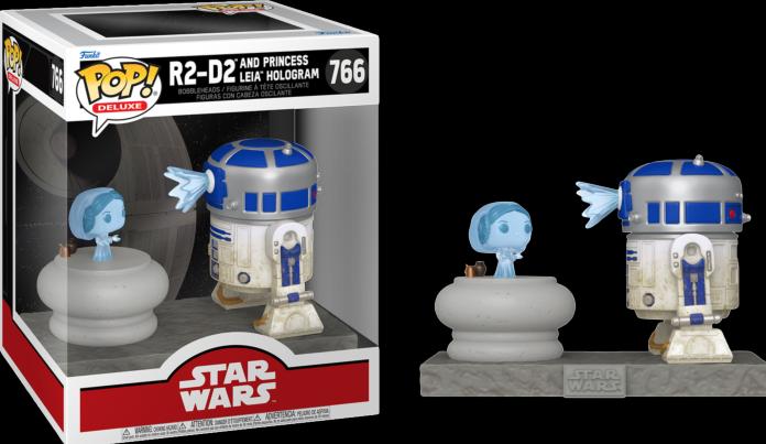 Actual product image Funko Star Wars - 766 - R2D2 & Leia's hologram Movies