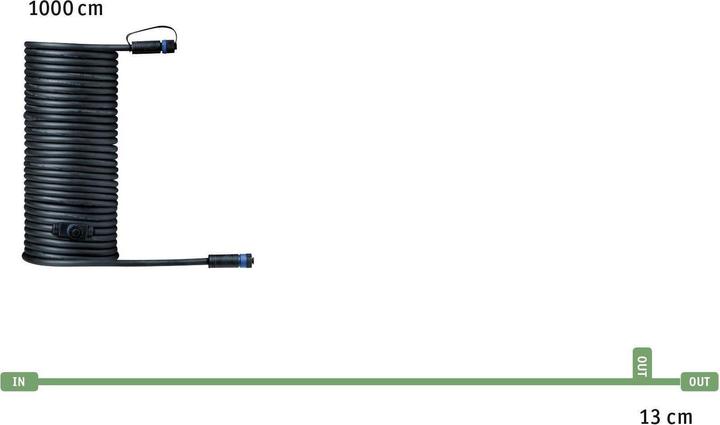 Produktbild Paulmann Outdoor Plug & Shine Kabel 1 in-2 out