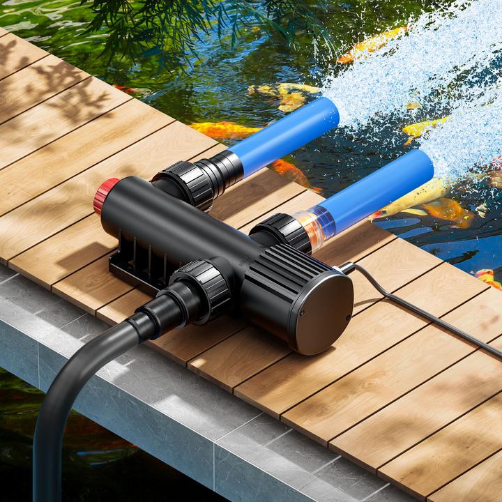 Actual product image SunSun UV Light 9W Pond Water Clarifier CUV-209 Steriliser Filter Fish Koi UVC