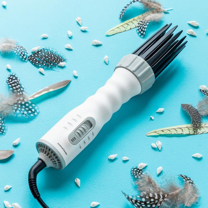 Produktbild InnovaGoods 3-in-1-Haartrockner, Styler und Lockenbürste Dryple 550 W