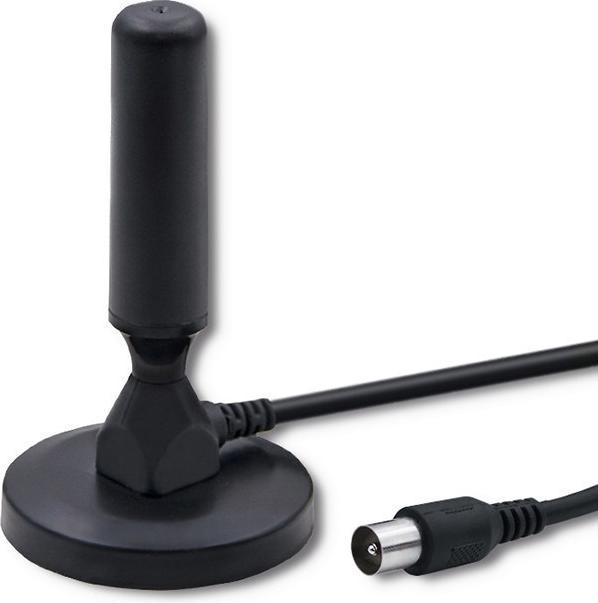 Qoltec TV-Antenne DVB-T2 (12 dB, DVB-T / -T2)
