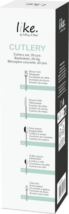 Actual product image Like. by Villeroy & Boch 20-piece cutlery set Like (20 Piece, Cutlery set)
