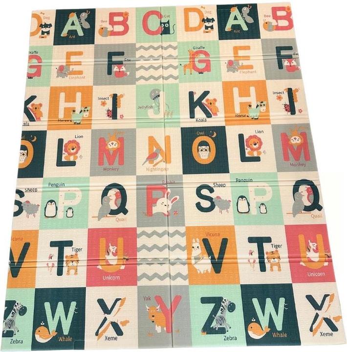 Actual product image Milkii Folding play mat ABC, 150 x 180 cm (150 x 180 cm)