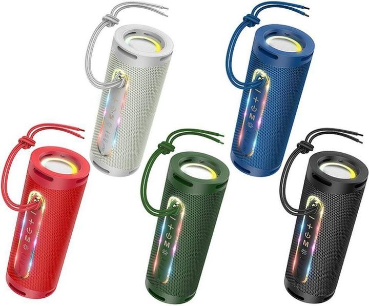 Produktbild Hoco - Wireless Speaker Dazzling pulse (HC9) - with Ambient Light, Bluetooth 5.1, 10W - Grey (5 h)