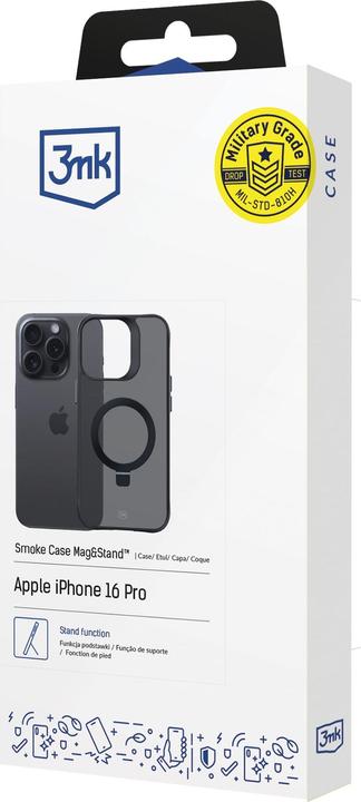 Produktbild 3MK Apple iPhone 16E - Smoke Case Mag&Stand (Apple iPhone 16e)