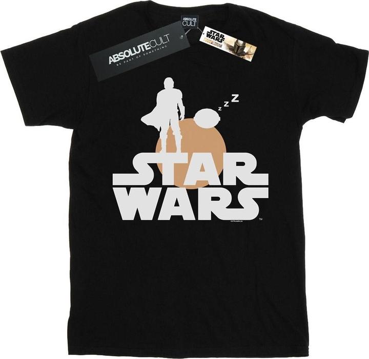 Produktbild Star Wars The Mandalorian Mando And The Child Silhouette TShirt (M)