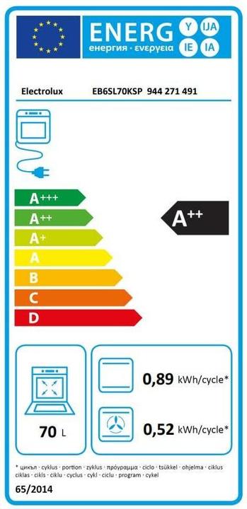 Actual product image Electrolux EB6SL70KSP