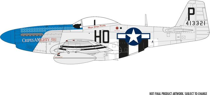 Actual product image Airfix Kit North American P51-D Mustang 1:48