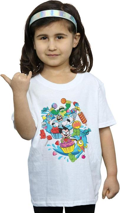 Immagine prodotto Teen Titans Go Candy Mania Maglietta Ragazze (152, 158)