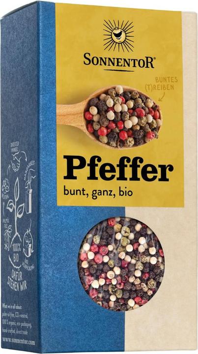 Actual product image Sonnentor Pepper coloured whole organic (50 g)
