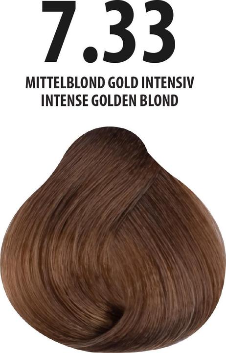 Actual product image FemMas 7.33) Hair Color Medium Blonde Gold Intense 100ml