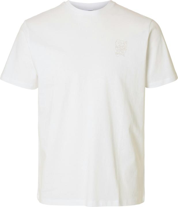 Selected Homme Regular Fit Print T-Shirt
