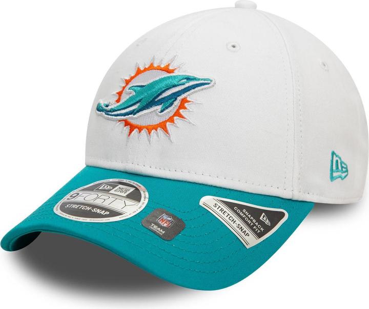 New Era 9Forty Stretch-Snap Cap - Miami Dolphins (One Size)