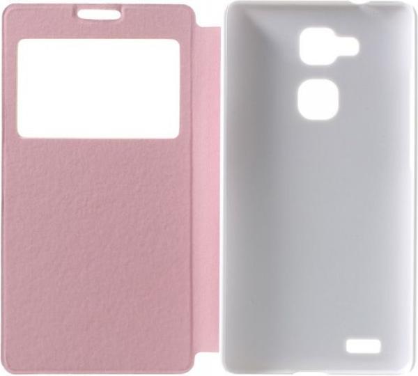 Produktbild MU Classic Leder Case mit Fenster und Muster (Huawei Ascend Mate 7)