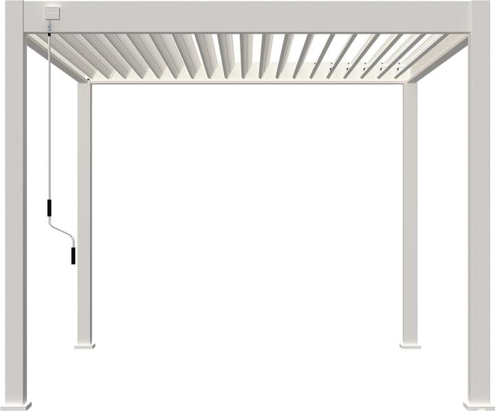 Image du produit Ventaris Pergola Classic avec toit à lamelles Blanc (300 cm, 300 cm)
