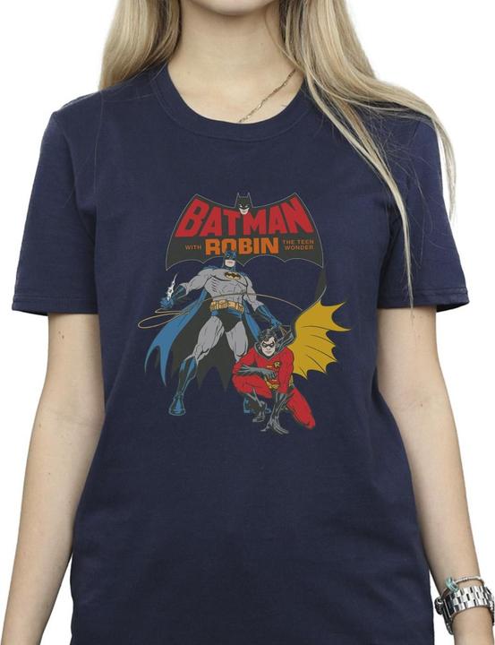 Produktbild Batman und Robin Baumwolle Boyfriend TShirt (M)