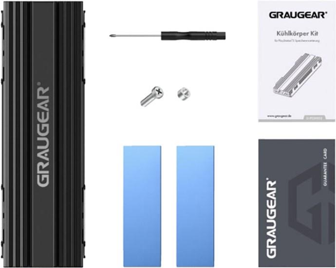 Image du produit Graugear Dissipateur thermique SSD M.2 NVMe pour extension de mémoire PlayStation 5