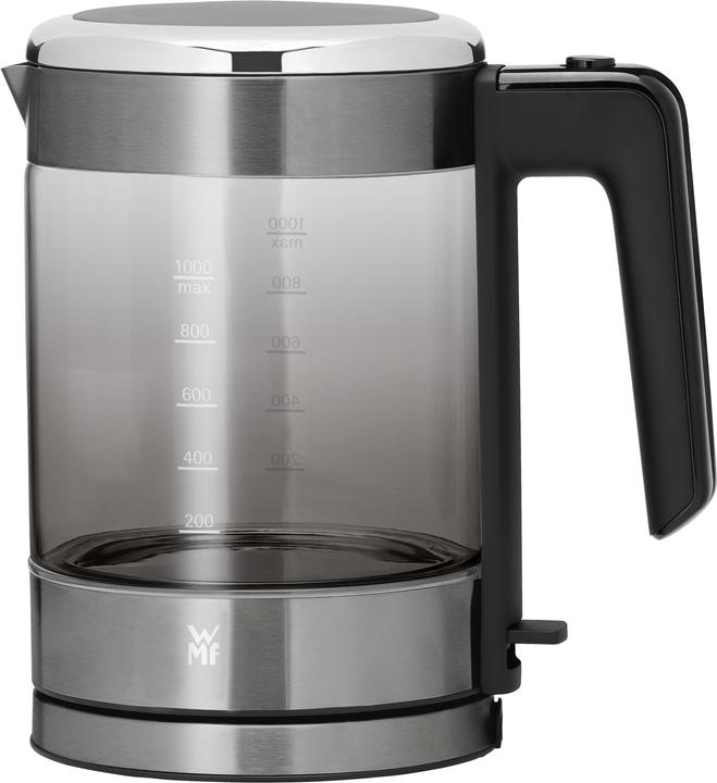 Produktbild WMF KÜCHENminis Glas Wasserkocher 1l kabellos Rauchglas (1 l)