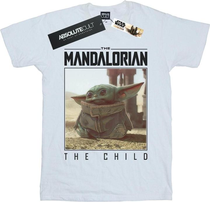 Actual product image Star Wars Mens The Mandalorian The Child Frame T-Shirt (3XL)