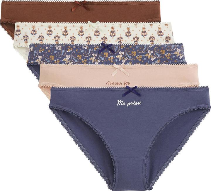 Produktbild La Redoute Collections 5er-Pack Slips aus Baumwoll-Stretch (42, Einzelpack)