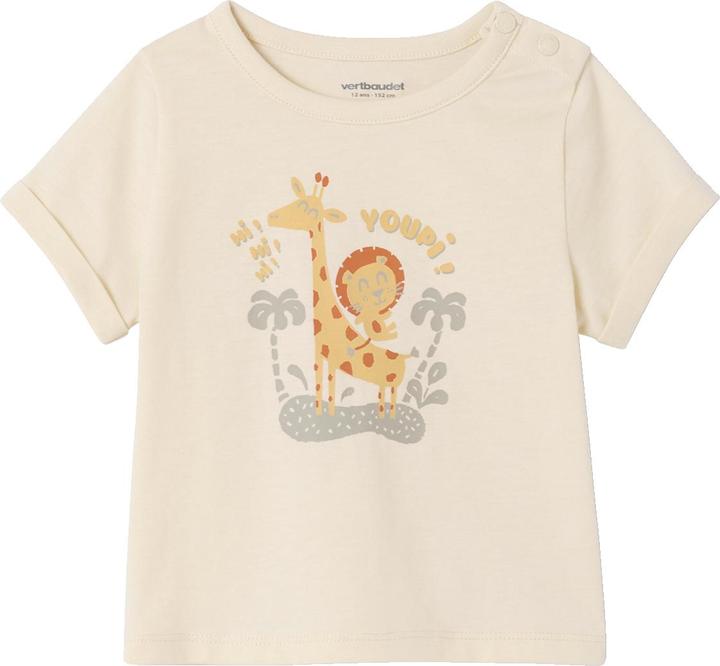 Produktbild Vertbaudet Bio-Kollektion: Baby-Set aus bedrucktem T-Shirt & Shorts (92)