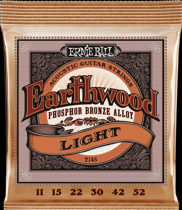 Produktbild Ernie Ball Earthwood Light Phosphor Bronze (.011-.052) (6 x, Gitarre, 0.52")