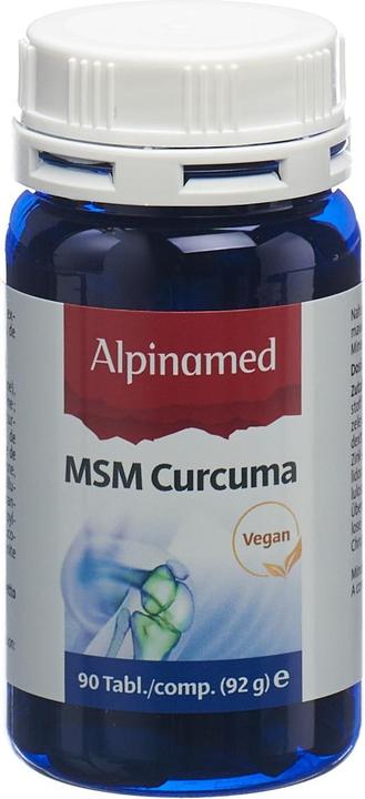 Produktbild Alpinamed MSM Curcuma (90 Stück, Tabletten, 128 g)