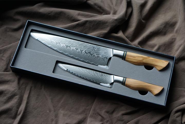 Image du produit Ryda Knives - Messerset 2-tlg. ST650 braun
