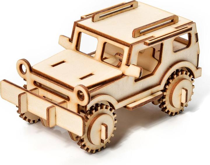Image du produit Little Story Little-Story Drewniane modèle de puzzle 3D - Jeep