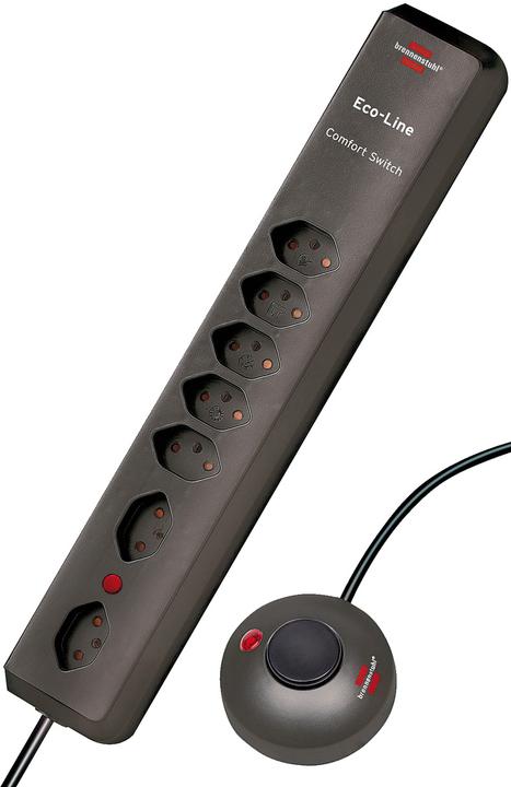Brennenstuhl Eco-Line Comfort Switch (7 x, Typ 13, 2 m)