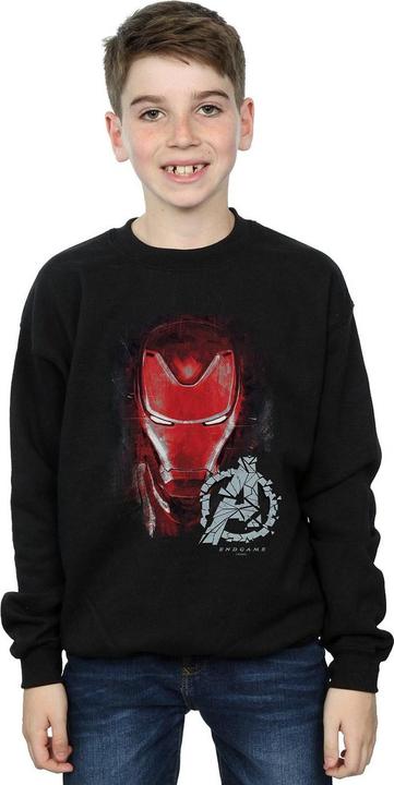 Produktbild Avengers Endgame Iron Man Brushed Sweatshirt Jungen (140, 146)