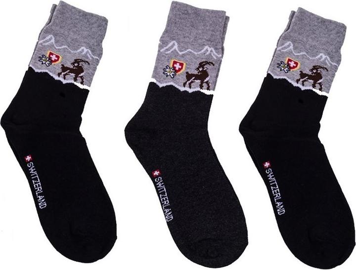Image du produit TopSpirit Chaussettes "Bouquetin" (Lot de 3, 34, 35, 36, 37, 38)