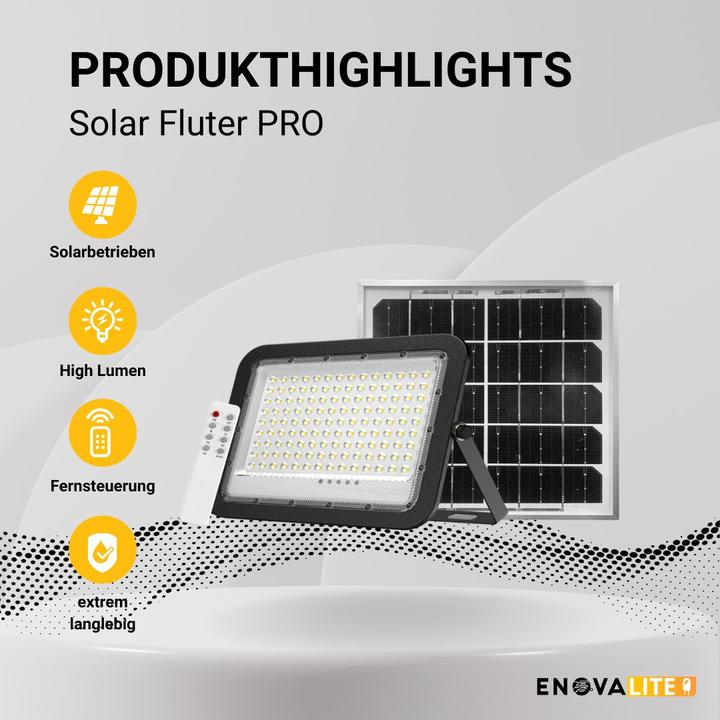 Actual product image Enovalite Solar LED floodlight (800 lm, IP65)