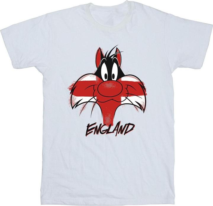 Immagine prodotto Looney Tunes Sylvester England Face Maglietta Uomo (3XL)