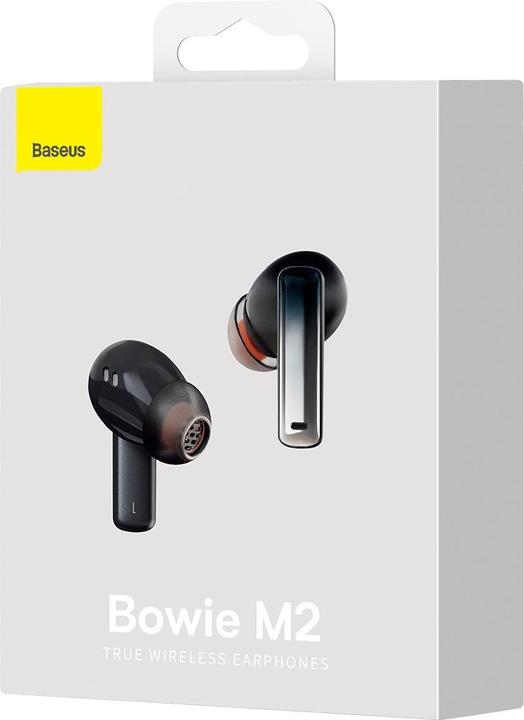 Actual product image Baseus Bowie M2 TWS earphones (black) (ANC, 5 h, Wireless)