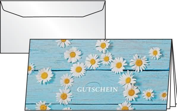 Produktbild Sigel 10 Gutscheine Daisy DIN lang (10 Stk.)