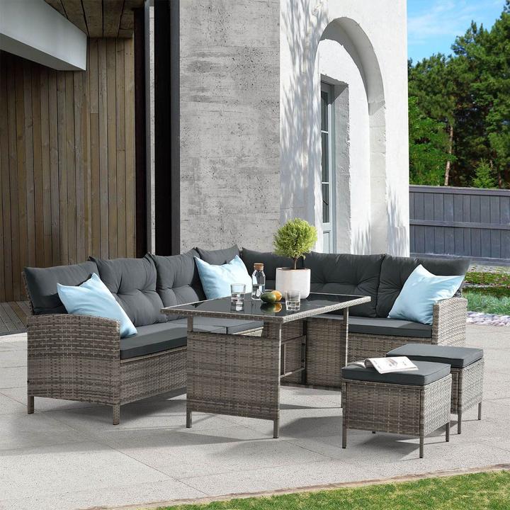 Image du produit Juskys Polyrattan Lounge