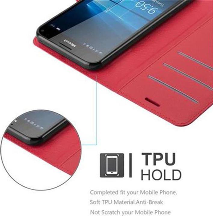 Actual product image Cadorabo Book with stand function cover (Microsoft Lumia 950 XL)