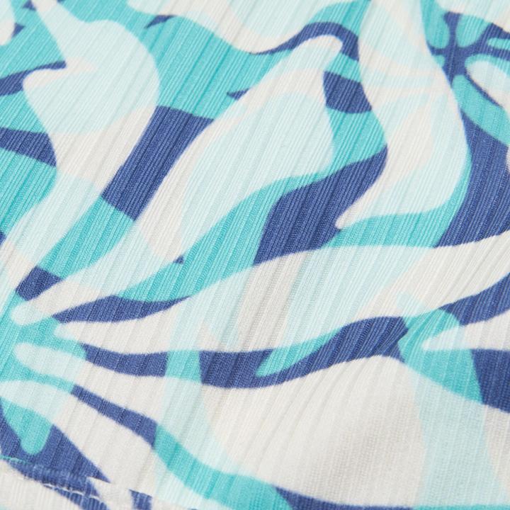 Actual product image Olaian Bikini-Hose Surfen Mädchen geblümt Alma Hao lila (140)