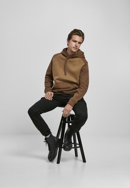 Actual product image Urban Classics 2-Tone Fake Raglan Hoody (XL)