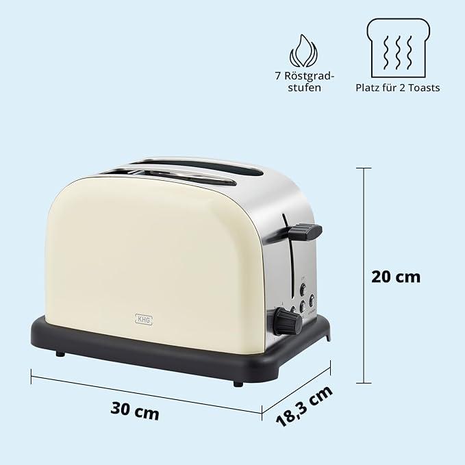Actual product image KHG TO-1005, stainless steel, cream
