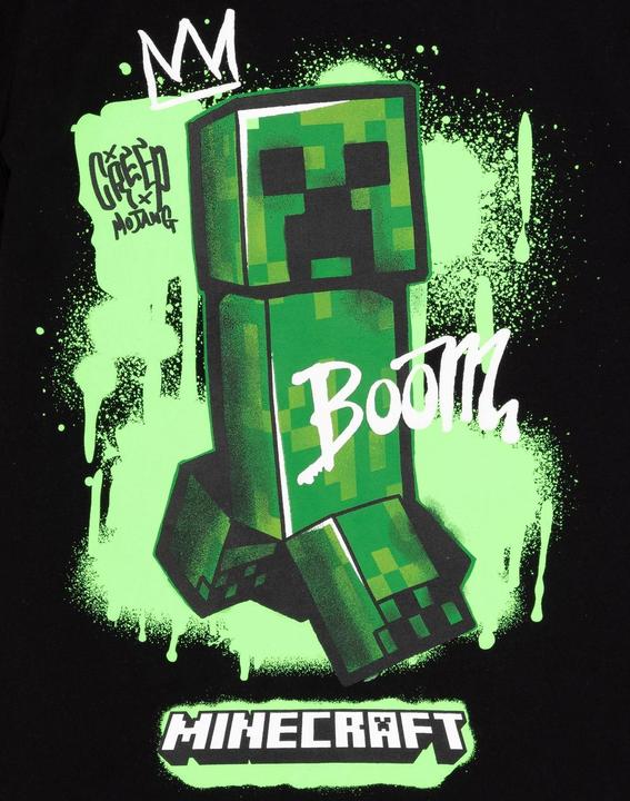 Actual product image Minecraft Children/Kids Creeper T-Shirt (Pack of 2) (146, 152)
