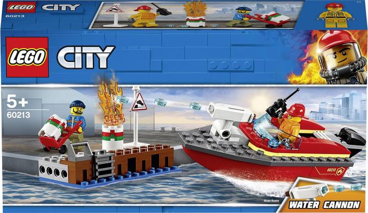 Image du produit LEGO Les pompiers du port (60213, LEGO City)