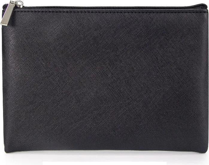 Actual product image Only-Bags.Store Saffiano PU leather case clutch bag cosmetic bag