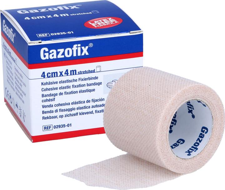 Image du produit BSN kohäsive Fixierbinde 4cmx4m hautfarben latexfrei